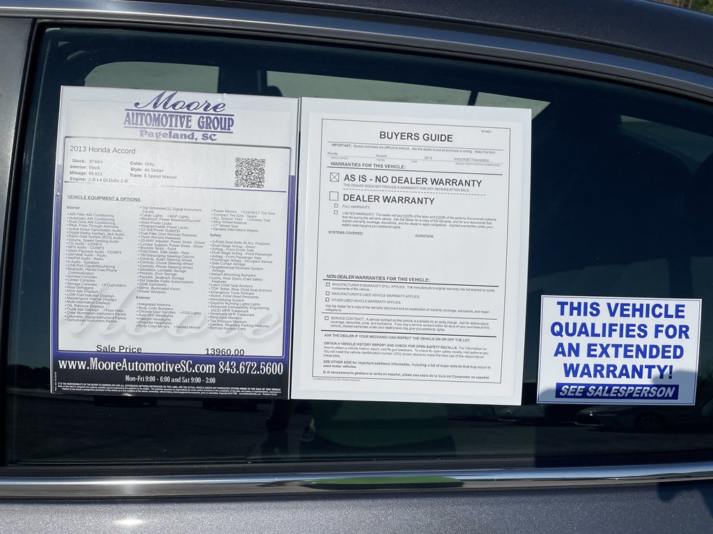 2013 Honda Accord EX - Photo 9